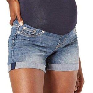 Levi Strauss Maternity Mid-Rise Shortie Shorts, medium